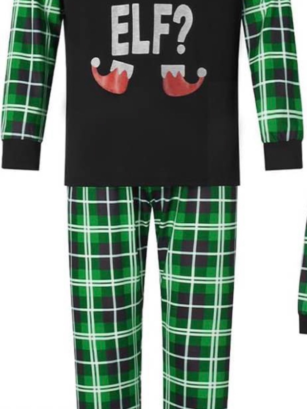 Black & Green Plaid Men's Jogger Sleep Pants